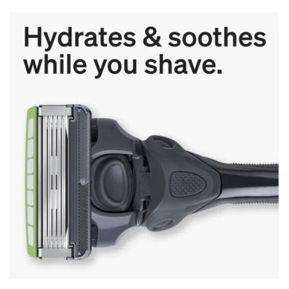 Schick Hydro Sensitive Shave Mens Gift Set-Razor Handle, Refill Cartridges,Gel - Picture 3 of 8